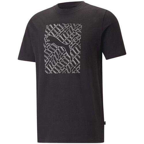 Vêtements Homme T-shirts enmbroidered-logo & Polos Puma 674474-01 Noir