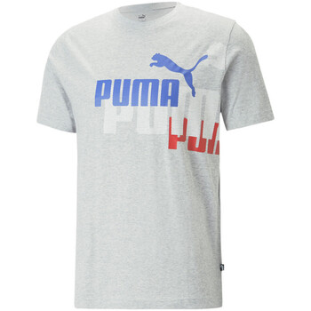 Vêtements Homme T-shirts & Polos GARFIELD Puma 673378-04 Gris