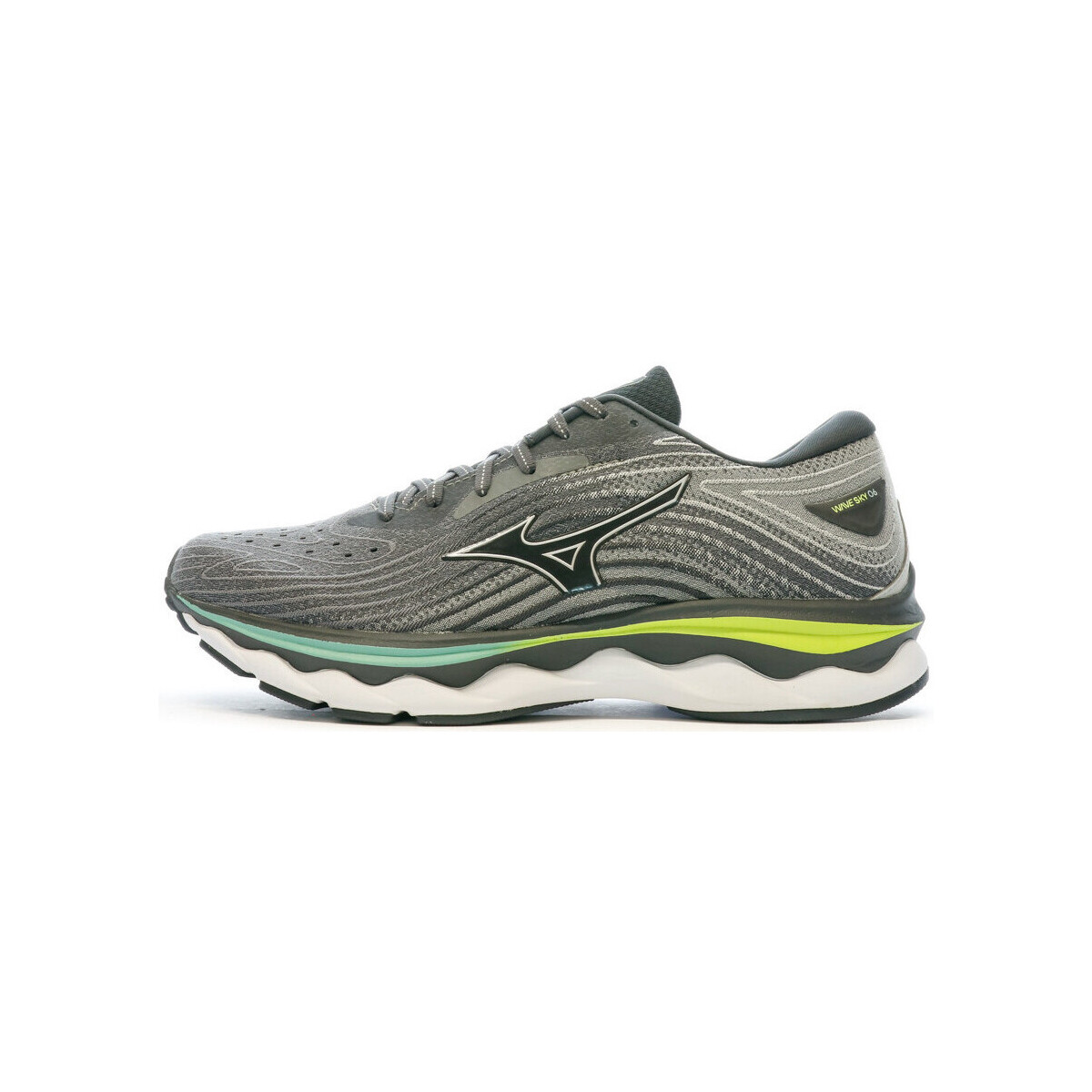 Chaussures Homme Mizuno Wave Sky 5 Ανδρικά Παπούτσια για Τρέξιμο J1GC2202-04 Gris