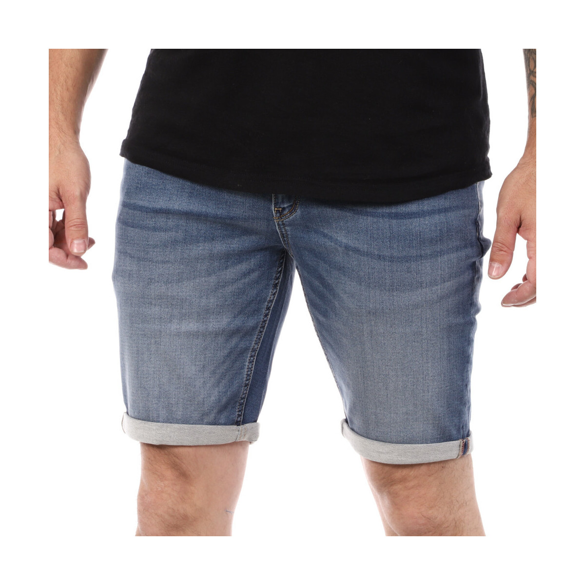 Vêtements Homme Shorts / Bermudas Schott TRDLUCAS30 Bleu