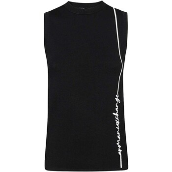 Vêtements Femme Débardeurs / T-shirts sans manche EAX Knit Top Noir