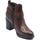Chaussures Femme Low boots Valleverde 47640 Vitello Marron