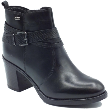 Chaussures Femme Low boots Valleverde 47640 Vitello Noir