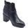 Chaussures Femme Low boots Valleverde 47640 Vitello Noir