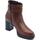 Chaussures Femme Low boots Valleverde 49362 Nappa Marron
