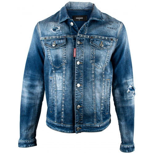 Dsquared Veste en jean Bleu - Vêtements Blousons Homme 582,25 €