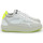 Chaussures Femme Baskets mode Piola Piura - Blanc Jaune Fluo - Femme Blanc