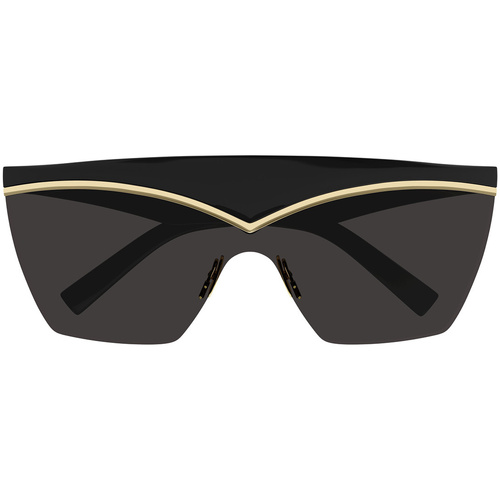 Saint Laurent Eyewear mirrored aviator sunglasses Lunettes de soleil Yves Saint Laurent Occhiali da Sole Saint Laurent SL 614 Mask 001 Noir