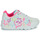 Chaussures Fille Baskets basses Skechers UNO LITE - MY DRIP Blanc / Rose