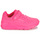 Chaussures Fille Baskets basses poltopanky Skechers UNO LITE - CLASSIC Rose