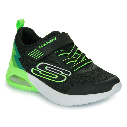 Chaussures Garçon Baskets basses edge Skechers MICROSPEC MAX II - VODROX Noir / Vert