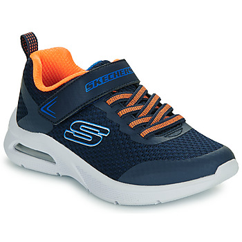Chaussures Garçon Baskets basses edge Skechers MICROSPEC MAX - CLASSIC Bleu / Orange