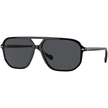 lunettes de soleil vogue  vo5531s lunettes de soleil, noir/gris foncé, 60 mm 