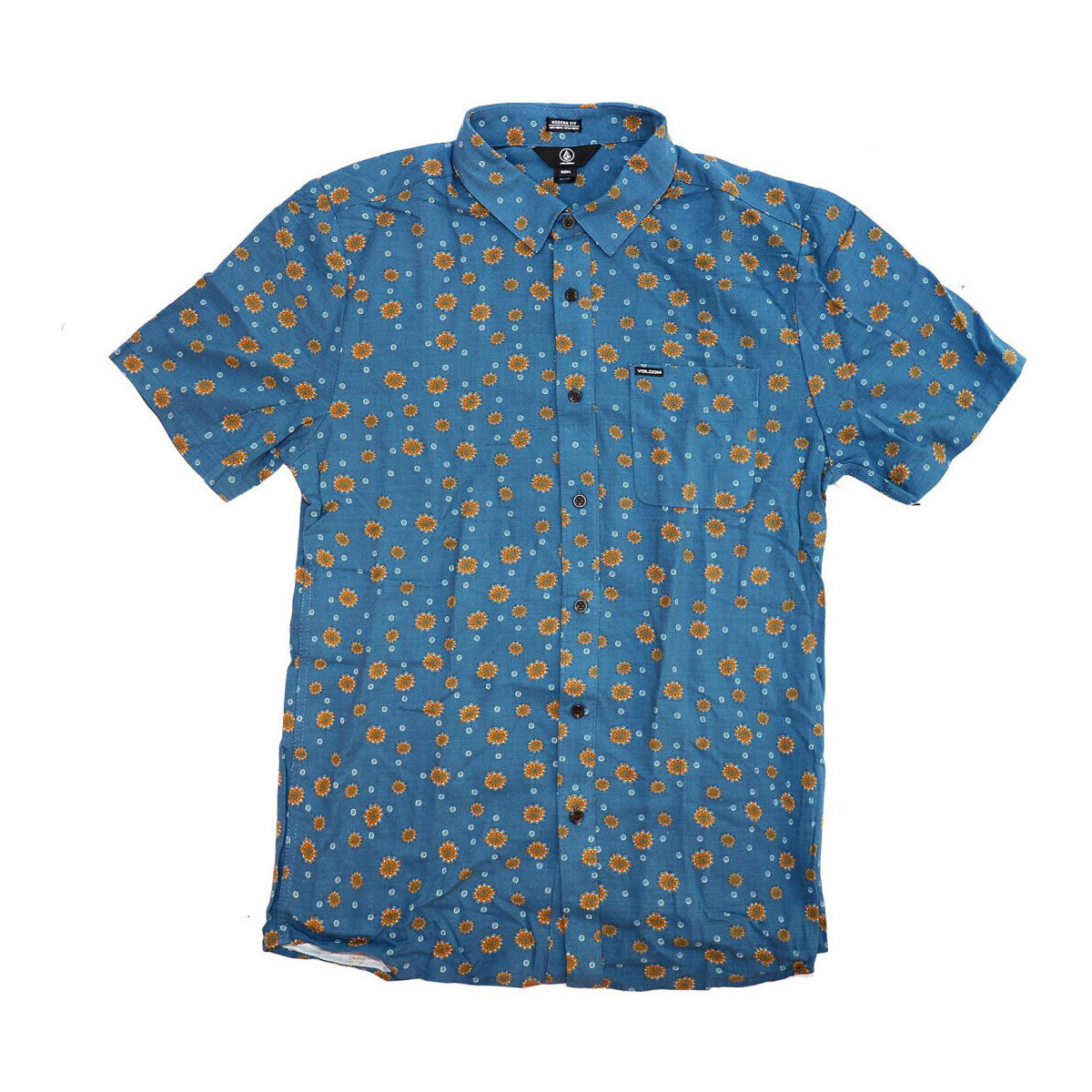 Vêtements Homme Chemises manches longues Volcom -PSYCH DOT A0411903 Bleu