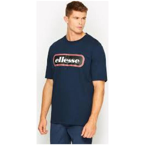 Vêtements Homme graphic print short sleeve t shirt item Ellesse -HERONI SHY05263 Bleu