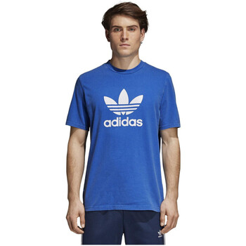 Vêtements Homme T-shirts & Polos adidas Originals -TREFOIL CW0703 Bleu
