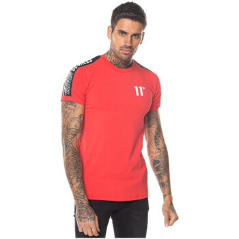 Vêtements Homme T-shirts & Polos 11 Degrees -TAPED 11D013 Rouge