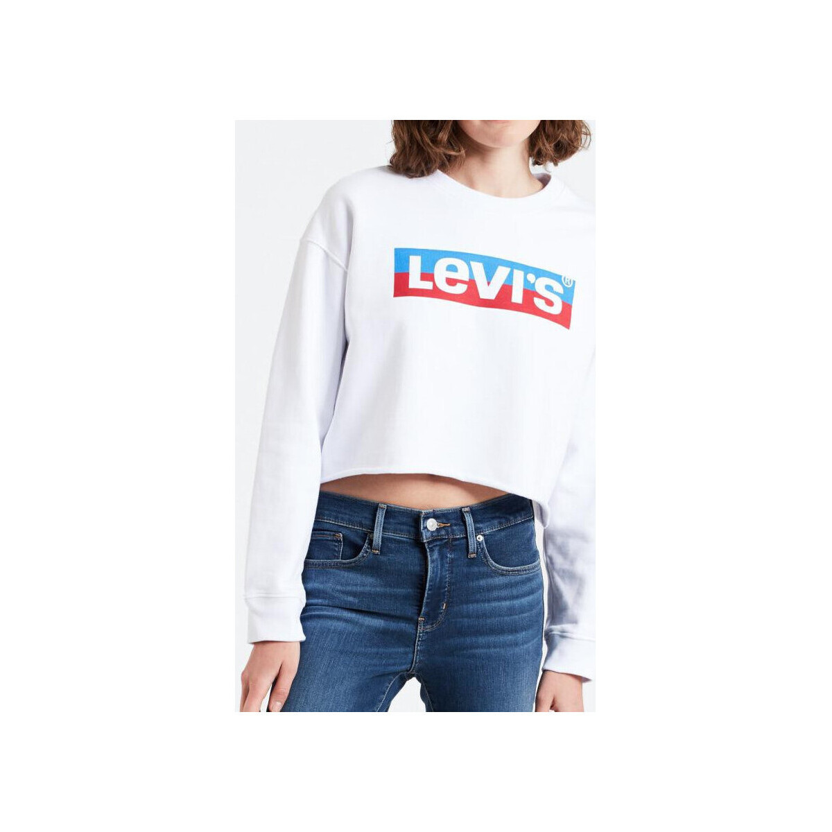 Vêtements Femme Sweats Levi's -GRAPHIC RAW 56340 Blanc