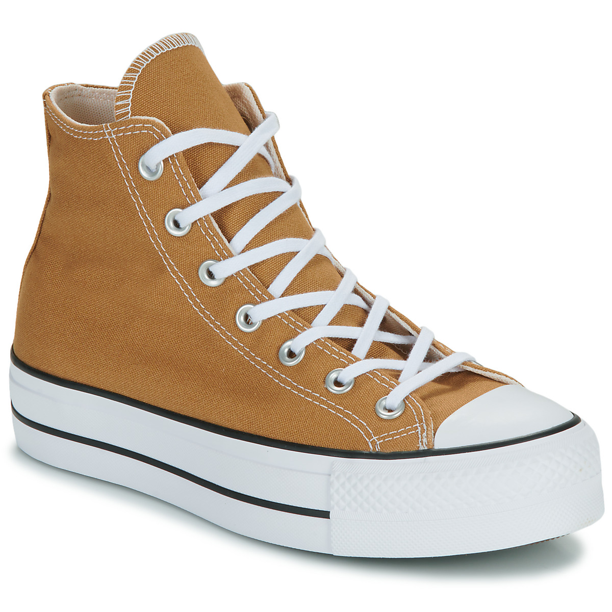 Chaussures Femme Converse and Slam Jam Create a 'Reconstructed' Chuck 70 CHUCK TAYLOR ALL STAR LIFT Beige