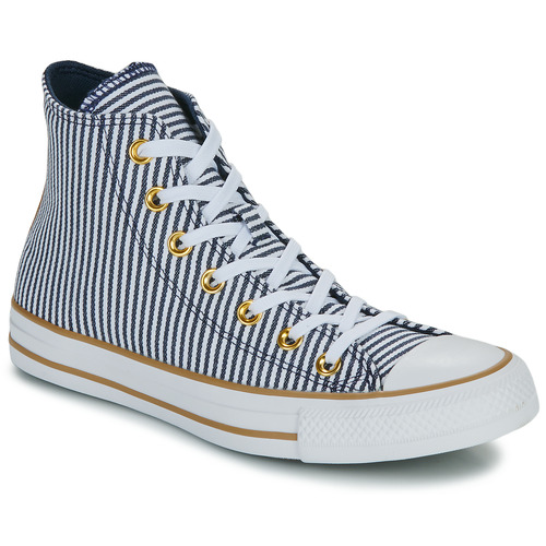Chaussures Femme Baskets montantes velvet Converse CHUCK TAYLOR ALL STAR Bleu / Blanc
