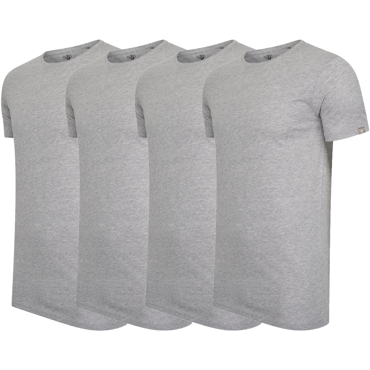 Vêtements Homme Essentials 3-Stripes Pullover French Terry 4-Pack T-shirts Gris