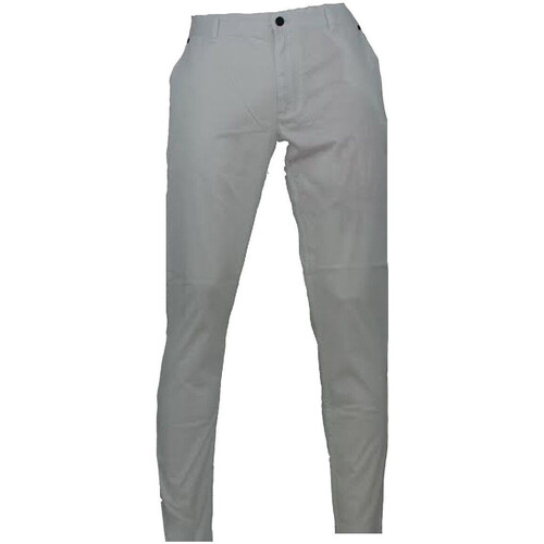Vêtements Homme Pantalons Emporio ARMANI high-neck logo-charm tote bagni Chino Blanc