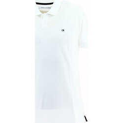 Vêtements Homme T-shirts & Polos Calvin Klein Jeans BADGE PIMA COTTON Blanc