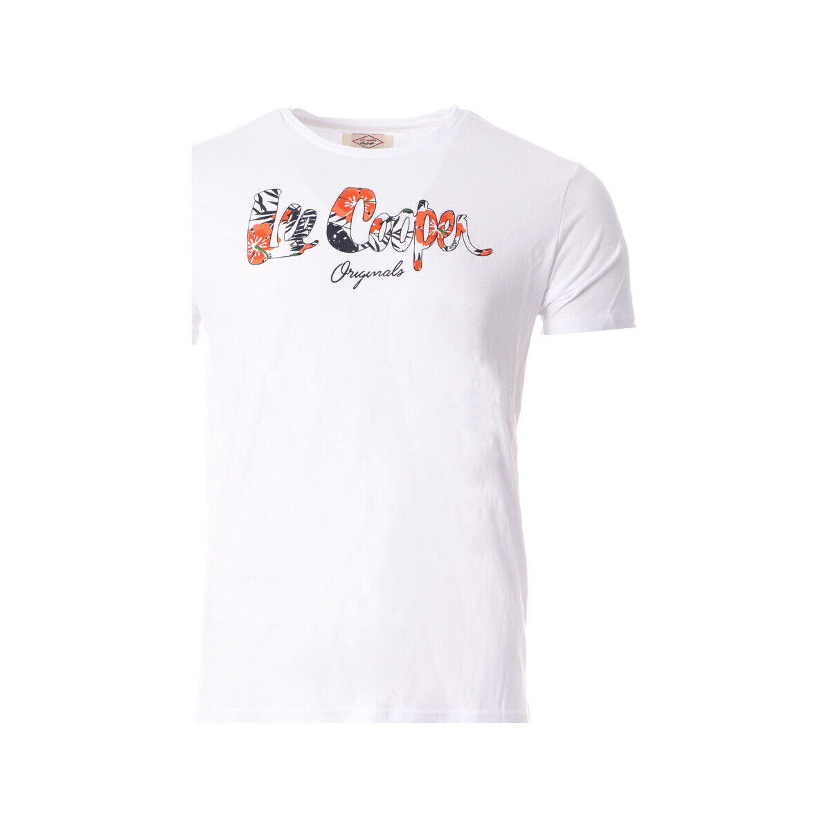 Vêtements Homme T-shirts & Polos Lee Cooper LEE-011116 Blanc