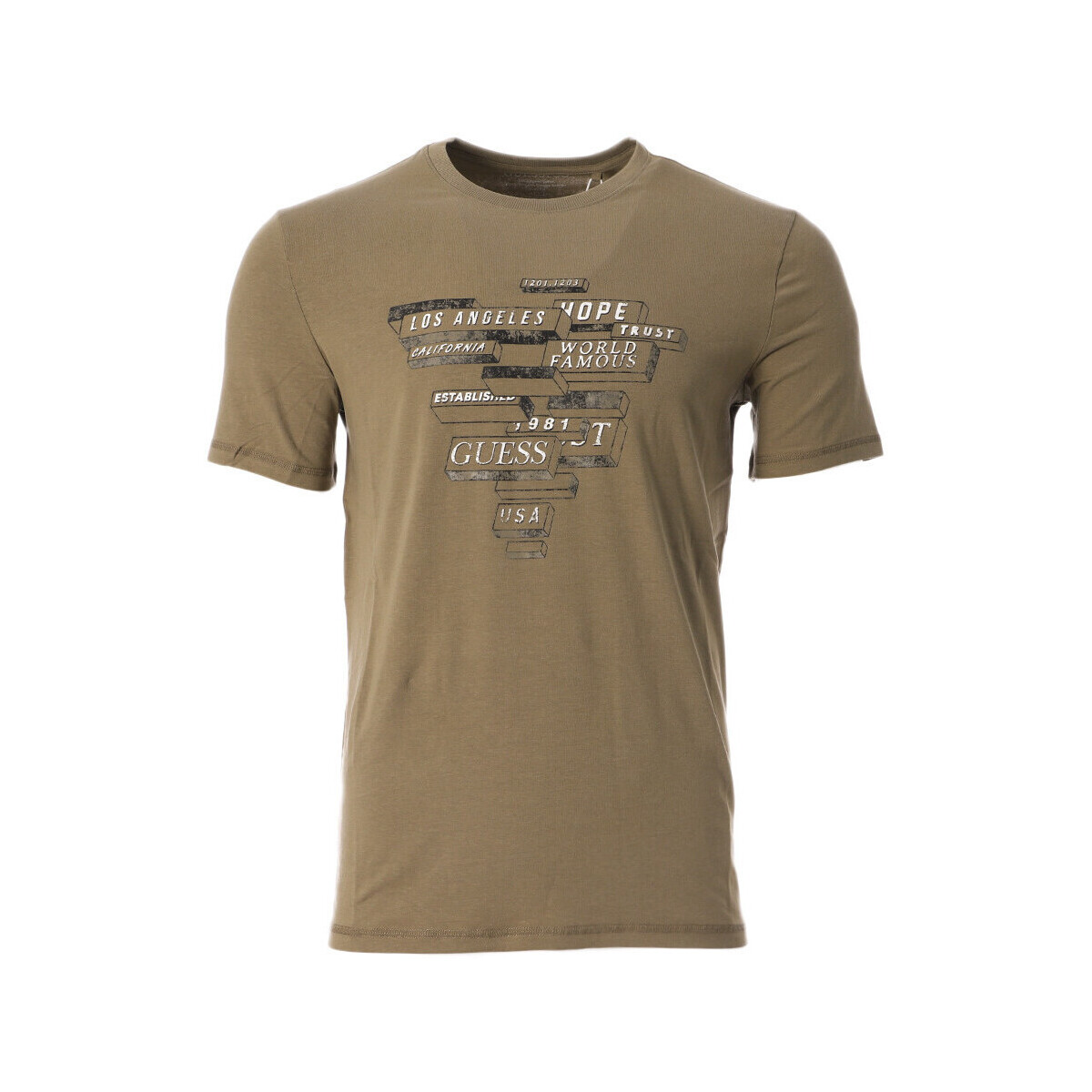 Vêtements Homme T-shirts manches courtes Ragner2 Guess G-M3YI23J1314 Vert