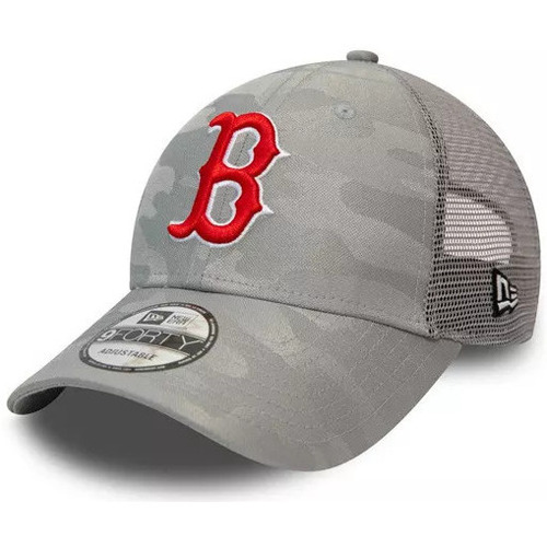 Accessoires textile Homme Casquettes New-Era HOME FIELD 9FORTY TRUCKER BOSTON RED Gris