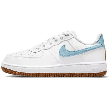 Chaussures Enfant Baskets basses Iron Nike AIR FORCE 1 LOW Cadet Blanc