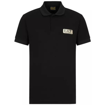 Vêtements Homme T-shirts & Polos Ea7 Emporio Armani v-neck Polo Noir