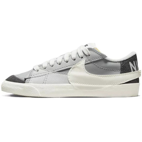 Nike BLAZER LO JUMBO Gris - Chaussures Baskets basses Homme 102,60 €