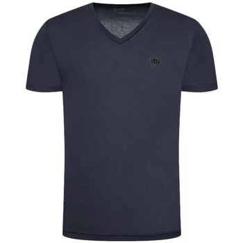 Vêtements Homme T-shirts & Polos trainers emporio armani x3x126 xn029 q495 blk blk blk platino Tee-shirt Bleu