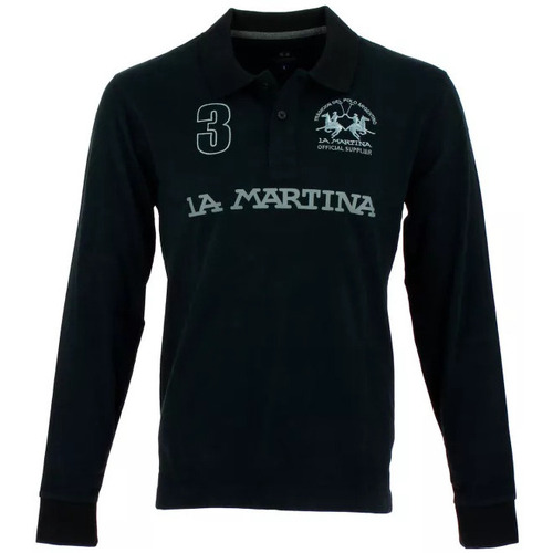 Vêtements Homme T-shirts & Polos La Martina PIQUET Noir