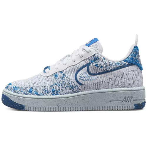 Chaussures Enfant Baskets basses Nike Air Force 1 Crater Flyknit Junior Blanc