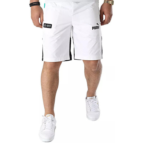Vêtements Homme Bleu Shorts / Bermudas Puma FD MAPF1 SDS Blanc