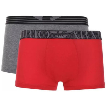 Sous-vêtements Homme Boxers Emporio Armani tied-front shirt dressni Pack 2 Rouge