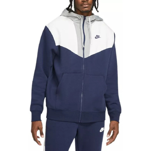 Vêtements Homme Vestes de survêtement janoski Nike M NSW HBR HOODIE FZ FLC Bleu