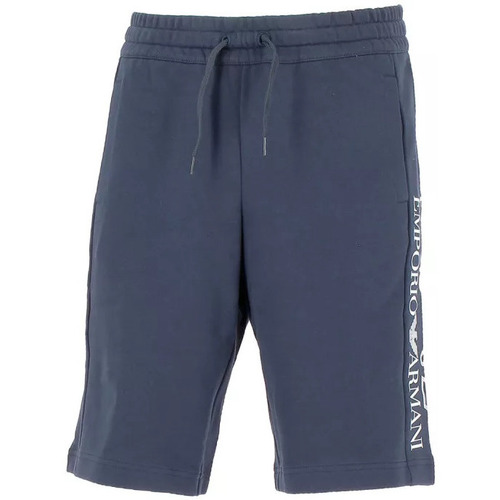 Vêtements Homme Shorts / Bermudas Emporio Armani Kids Jogginganzug mit Logo-Print Grauni Short Bleu