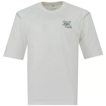 Vêtements Homme T-shirts & Polos Lacoste Tee-shirt Blanc
