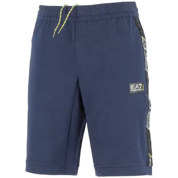 Vêtements Homme Shorts / Bermudas Ea7 Emporio Armani dopasowanym Short Bleu
