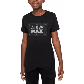 Vêmove Enfant T-shirts & Polos Nike NSW AIR MAX Enfant Noir