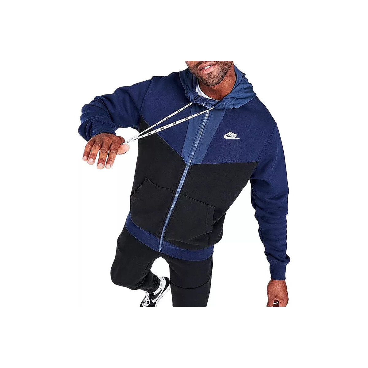 Vêtements Homme Sweats Nike NSW HYBRID FLC Bleu