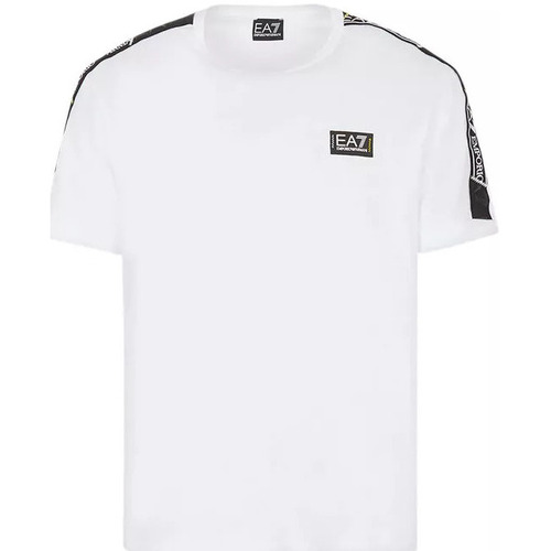 Vêtements Homme Emporio Armani Blu Kids logo-print long-sleeved polo shirt Ea7 Emporio Armani Blu Boys Shortsni Tee-shirt Blanc