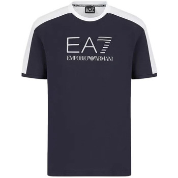 Vêtements Homme T-shirts & Polos Emporio Armani car-print cotton polo shirtni Tee-shirt Bleu