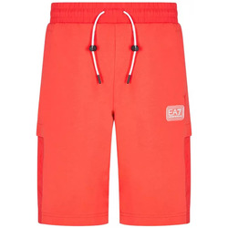 Vêtements backpack Shorts / Bermudas Ea7 Emporio Armani Short Rouge