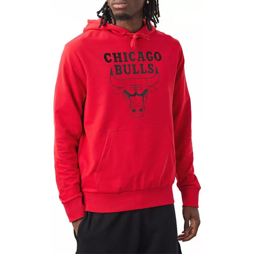 Vêtements Homme Sweats New-Era Chicago Bulls NBA Foil Rouge