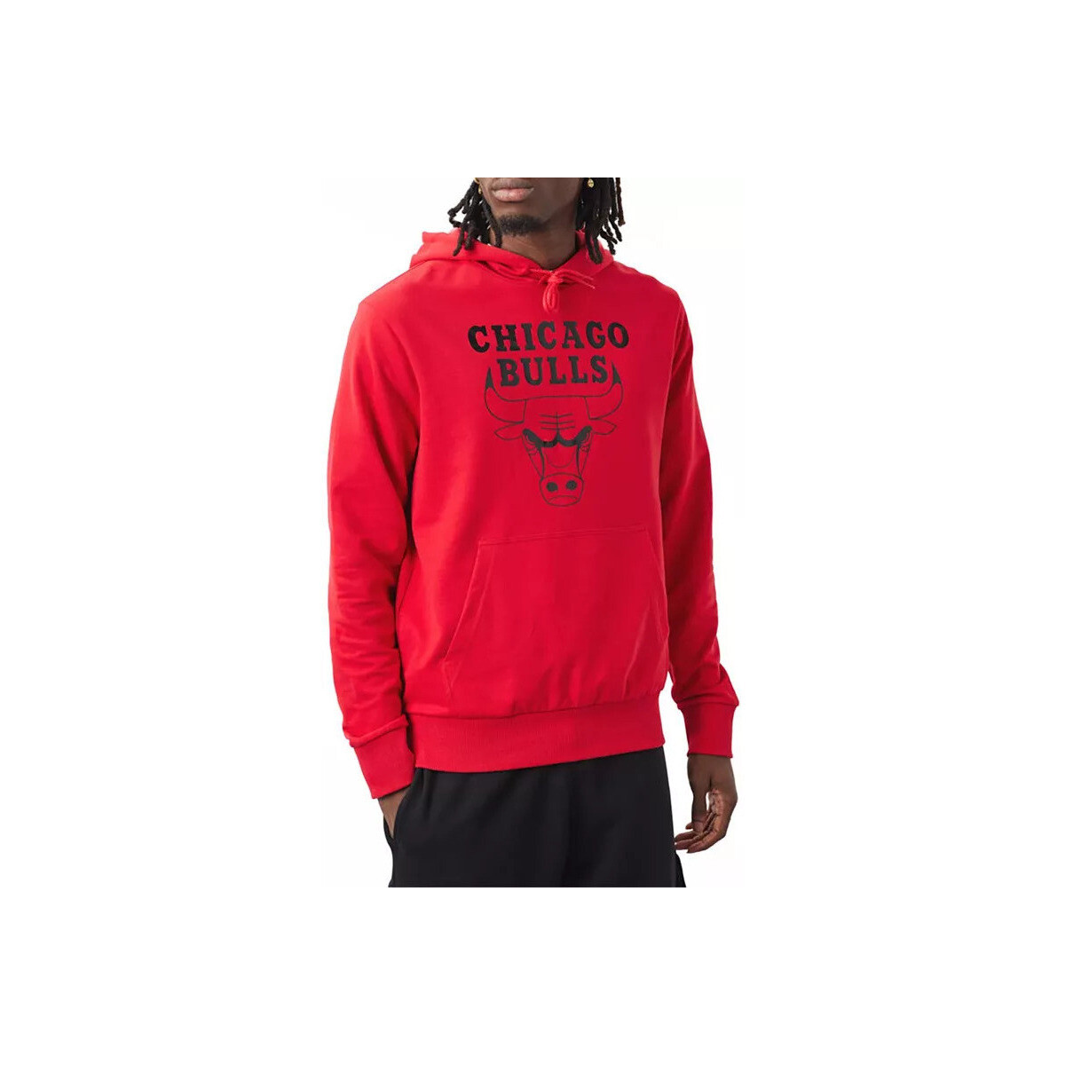 Vêtements Homme Sweats New-Era Chicago Bulls NBA Foil Rouge