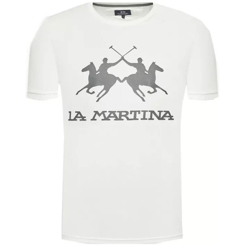 Vêtements Homme Goede kwaliteit heerlijk shirt La Martina Tee-shirt Blanc